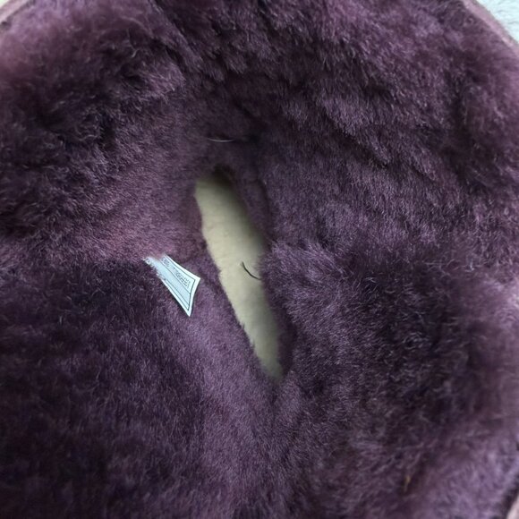 UGG Bailey Button Krinkle Boots S/N 1872 Purple - Picture 7 of 11